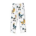 thumbnail image 1 of Kdxio Farm Roosters Print Men's Sleep Pajama Pant Lounge Pants with Pockets, 1 of 8
