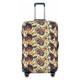 thumbnail image 1 of Kdxio Fashion Hippie Girl Pattern Luggage Cover for Travel,Elastic and Durable,Fits 18-32 Inch,Anti-Scratch Suitcase Protector-No luggage included, 1 of 5