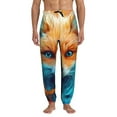 thumbnail image 1 of Kdxio Fiery Red Maple Leaf Fox Pattern Joggers,Sweatpants for Men with Pockets-3X-Large, 1 of 5