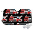 thumbnail image 1 of Kdxio Fire and Rescue Truck Print Windshield Sun Shade,UV Rays and Sun Heat Protection,Sunshade for Car Windshield,Car Shade Front Windshield - Medium, 1 of 6