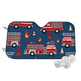 thumbnail image 1 of Kdxio Fire Truck 1 Print Windshield Sun Shade,UV Rays and Sun Heat Protection,Sunshade for Car Windshield,Car Shade Front Windshield - Medium, 1 of 6