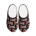 thumbnail image 1 of Kdxio Fire and Rescue Truck Women's Men's Slippers Plush Slip-On House Slipper for Winter Indoor Soft Cushion Non-slip Fluffy Slides Slippers-11, 1 of 7