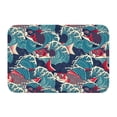 thumbnail image 1 of Kdxio Fish In The Wave,16" x 24", Non-Slip Front Door Mats,Outdoor Welcome Mat Washable, 1 of 9