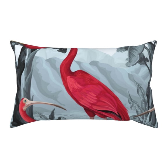 Kdxio Flamingo On The Jungle Pattern Pillowcase with Envelope Closure,20" x 36" Pillow Cases,Gifts for Men or Women-No pillow