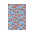 thumbnail image 1 of Kdxio Flamingo Pattern Golf Towel (24" X 16") with Carabiner Clip - The Convenient Golf Cleaning Towel, 1 of 8