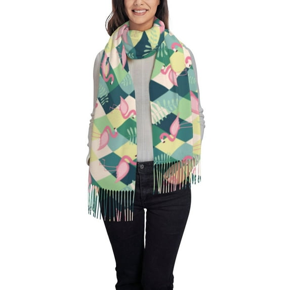 Kdxio Flamingo Women's Scarf Womens Winter Scarf, Fashion Scarfs for Women, Shawls and Wraps, Long Blanket Scarf