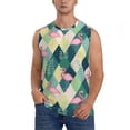 thumbnail image 1 of Kdxio Flamingo for Men's Muscle T-shirt,Sleeveless for Workout Running Athletic Gym Lounge Casual, 1 of 7