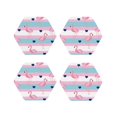 thumbnail image 1 of Kdxio Flamingo1 Funny Coasters,4 Pcs Leather Coasters,Housewarming Gifts,Protect Furniture From Water Marks Scratch And Damage, 1 of 1