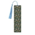 thumbnail image 1 of Kdxio Flamingos And Palm Leaves Print Metal Tassel Bookmarks,Perfect Gift for Art Lovers and Bookworms Metal Bookmarks for Women, 1 of 8