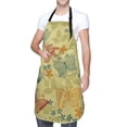 thumbnail image 1 of Kdxio Floral with Butterflies Apron with Pockets Adjustable Kitchen Aprons for Men Women Waterproof Aprons for Cooking,Drawing,Crafting, Baking Household Cleaning, 1 of 8