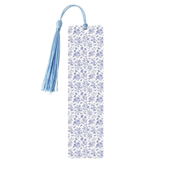 Kdxio Floral Butterfly Print Metal Tassel Bookmarks,Perfect Gift for Art Lovers and Bookworms Metal Bookmarks for Women