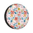 thumbnail image 1 of Kdxio Floral Ditsy for Tire Cover Wheel Protectors Tyre Covers Weatherproof Wheel Covers Universal Fit for Trailer Rv SUV Truck Camper Travel Trailers 16 inch, 1 of 8