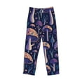 thumbnail image 1 of Kdxio Floral Hippie Mushrooms Print Men's Sleep Pajama Pant Lounge Pants with Pockets, 1 of 8