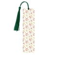 thumbnail image 1 of Kdxio Floral Print Metal Tassel Bookmarks,Perfect Gift for Art Lovers and Bookworms Metal Bookmarks for Women, 1 of 8