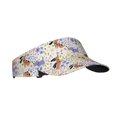 thumbnail image 1 of Kdxio Floral Puppy Print Sun Visor Hat Golf Visor Adjustable Velcro Outdoor Sports Cap for Men Women, 1 of 7