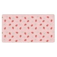 thumbnail image 1 of Kdxio Floral Strawberr Print Large Gaming Mouse Pad,Non-Slip Base,Water Resist Keyboard Pad for Gamer,Office & Home,29.5 x 15.8 in, 1 of 9