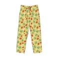 thumbnail image 1 of Kdxio Floral Strawberr Print Men's Sleep Pajama Pant Lounge Pants with Pockets, 1 of 8