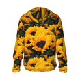 thumbnail image 1 of Kdxio Flower Bush Sunflower Print Women Men Sun Protection UPF 50+ Jackets Zip Up Long Sleeve Hoodie Hiking Lightweight with Pockets, 1 of 7