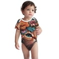 thumbnail image 1 of Kdxio Flower Crown Cat Pattern Unisex Baby Cotton Short Sleeve Bodysuits-18 Months, 1 of 5