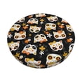 thumbnail image 1 of Kdxio Flower Fox Print Stool Covers Round,Stretch Round Bar Stool Covers Washable Bar Stool Cushion Slipcover for 12-15 Inch Chair, 1 of 7
