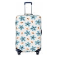 thumbnail image 1 of Kdxio Flower Leaves Pattern Luggage Cover for Travel,Elastic and Durable,Fits 18-32 Inch,-No luggage included, 1 of 8