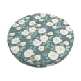 thumbnail image 1 of Kdxio Flower Print Stool Covers Round,Stretch Round Bar Stool Covers Washable Bar Stool Cushion Slipcover for 12-15 Inch Chair, 1 of 7