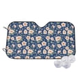 thumbnail image 1 of Kdxio Flower Print Windshield Sun Shade,UV Rays and Sun Heat Protection,Sunshade for Car Windshield,Car Shade Front Windshield - Small, 1 of 6