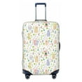 thumbnail image 1 of Kdxio Flower Rabbit Pattern Luggage Cover for Travel,Elastic and Durable,Fits 18-32 Inch,-No luggage included, 1 of 8