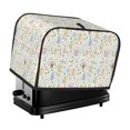 thumbnail image 1 of Kdxio Flower Rabbit Print Toaster Cover Bread Machine Cover Fits for Most Standard 2 Slice Toasters,Keep Toaster Free From Dust And Fingerprint Oven Dustproof Cover, 1 of 1
