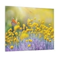 thumbnail image 1 of Kdxio Flowers And Butterflies Pattern Canvas Wall Art for Living Room Wall Decor for Bedroom Bathroom Modern Framed Canvas Art Prints Ready to Hang,Horizontal, 1 of 6