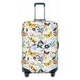 thumbnail image 1 of Kdxio Flowers Butterfly Pattern Luggage Cover for Travel,Elastic and Durable,Fits 18-32 Inch,-No luggage included, 1 of 8