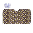 thumbnail image 1 of Kdxio Flowers Daisy Print Front Windshield Sun Shade,Folding Auto Sunshade for Car Truck SUV-Medium, 1 of 5