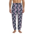 thumbnail image 1 of Kdxio Flowers Pattern Joggers,Sweatpants for Men with Pockets-Medium, 1 of 5