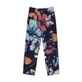 thumbnail image 1 of Kdxio Flowers ad Butterflies Print Men's Sleep Pajama Pant Lounge Pants with Pockets, 1 of 8