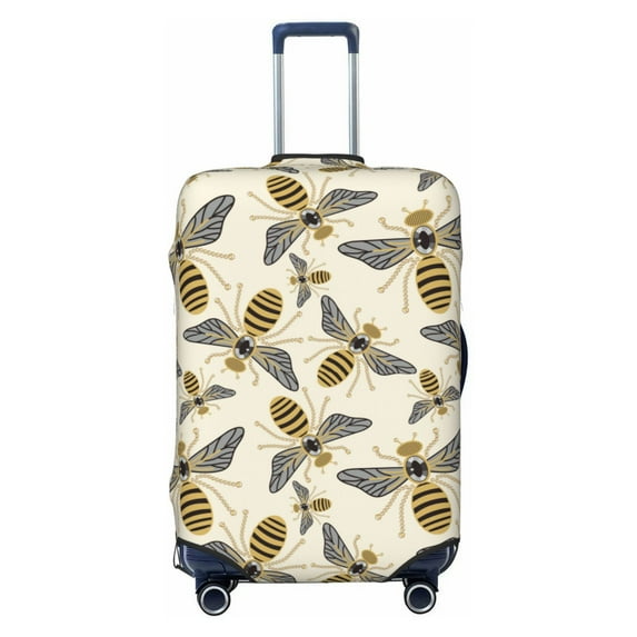 Kdxio Flying Bees1 Pattern Luggage Cover for Travel,Elastic and Durable,Fits 18-32 Inch,Anti-Scratch Suitcase Protector