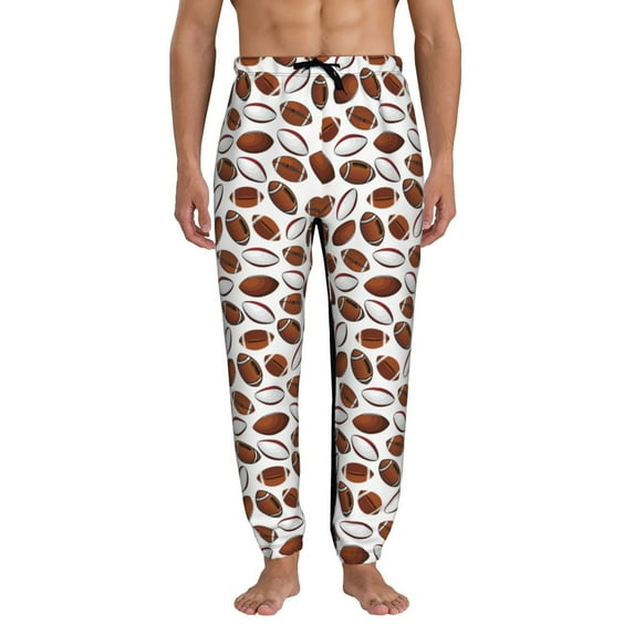 Kdxio Football Pattern Joggers,Sweatpants for Men with Pockets-3X-Large