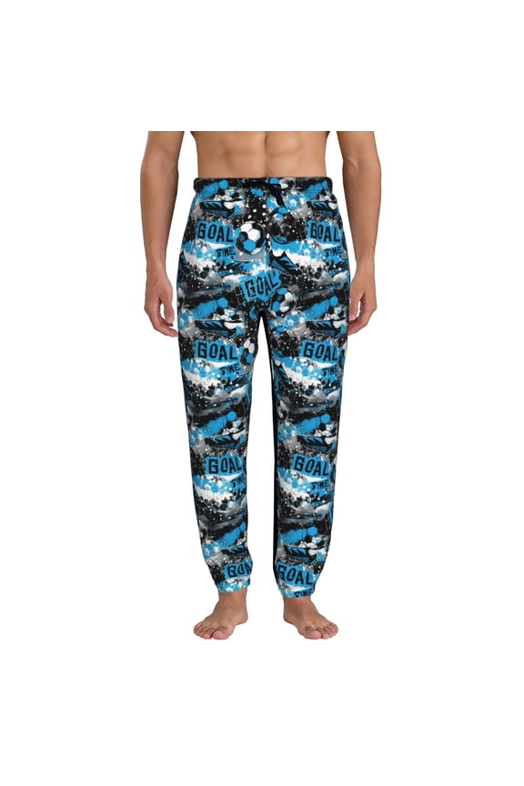 Football Time Pattern Joggers,Sweatpants for Men with Pockets-Medium