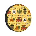 thumbnail image 1 of Kdxio Forest Guard for Tire Cover Wheel Protectors Tyre Covers Weatherproof Wheel Covers Universal Fit for Trailer Rv SUV Truck Camper Travel Trailers 17 inch, 1 of 8