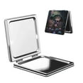 thumbnail image 1 of Kdxio Forest Mushroom Skull Pocket Mirror, 1X/2X Travel Makeup Mirror 2-Sided Folding Small Mirror Portable Double-Sided Magnifying Cosmetic Mirror for Gift-Square, 1 of 9