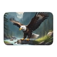 thumbnail image 1 of Kdxio Forest River Bald Eagle,16" x 24", Non-Slip Front Door Mats,Outdoor Welcome Mat Washable, 1 of 9