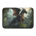 thumbnail image 1 of Kdxio Forest Stone-Colored Dragon,16" x 24", Non-Slip Front Door Mats,Outdoor Welcome Mat Washable, 1 of 1