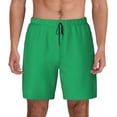 thumbnail image 1 of Kdxio Forestgreen Print Men'S Swim Trunks With Compression Liner 7 Inch Inseam Quick Dry Swim Shorts, 1 of 7