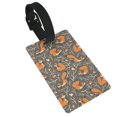 thumbnail image 1 of Kdxio Fox And Mushroom Luggage Tags Privacy Cover ID Label Suitcase Tags Identifiers For School Bags,Suitcases, 1 of 7