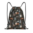 thumbnail image 1 of Kdxio Fox In The Forest Print Drawstring Backpack Bag,Waterproof Draw String Back Sack, Gym Drawstring Bags Swim Bag For Unisex, 1 of 5