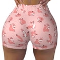 thumbnail image 1 of Kdxio Fox Print Workout Shorts for Women Seamless Soft Smooth Gym Yoga Scrunch Active Shorts, 1 of 9