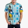 thumbnail image 1 of Kdxio French Bulldog Dog in a Bathtub Print Men's Short Sleeve Polo Shirt,Midweight Men's Shirt, 1 of 6