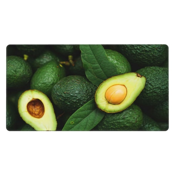 Kdxio Fresh Avocados Print Large Gaming Mouse Pad,Non-Slip Base,Water Resist Keyboard Pad for Gamer,Office & Home,29.5 x 15.8 in