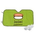 thumbnail image 1 of Kdxio Fresh Sushi Print Windshield Sun Shade,UV Rays and Sun Heat Protection,Sunshade for Car Windshield,Car Shade Front Windshield - Small, 1 of 6