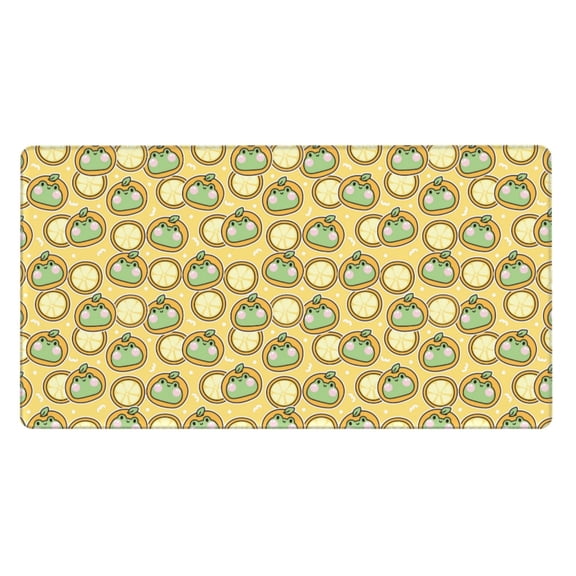 Kdxio Frog In Orange Hat Print Large Gaming Mouse Pad,Non-Slip Base,Water Resist Keyboard Pad for Gamer,Office & Home,29.5 x 15.8 in