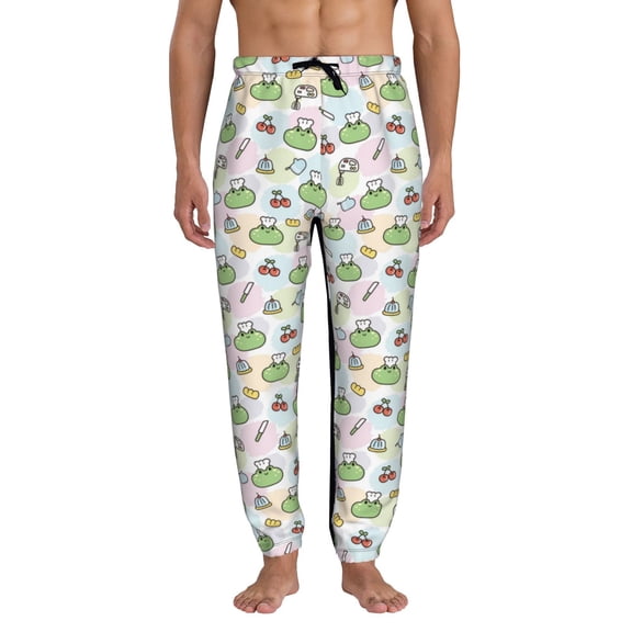Kdxio Frog Wear Chef Hat Pattern Joggers,Sweatpants for Men with Pockets-XX-Large